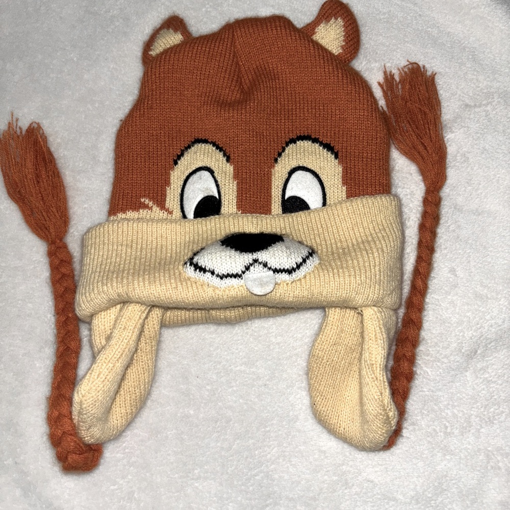 Chip n dale kids beanie